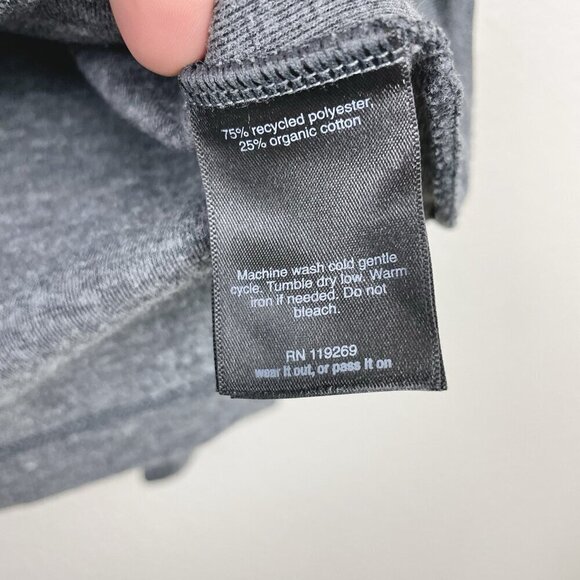 Nau Women's XS Hyperspace Grey Spacedye Full Zip Hoodie Sweatshirt Organic Cotto - Picture 11 of 16